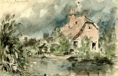 A Cottage near Reading by John Constable